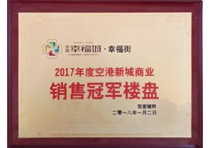 鼎鑫幸福城榮獲2017年度空港新城商業(yè)銷(xiāo)售冠軍樓盤(pán)